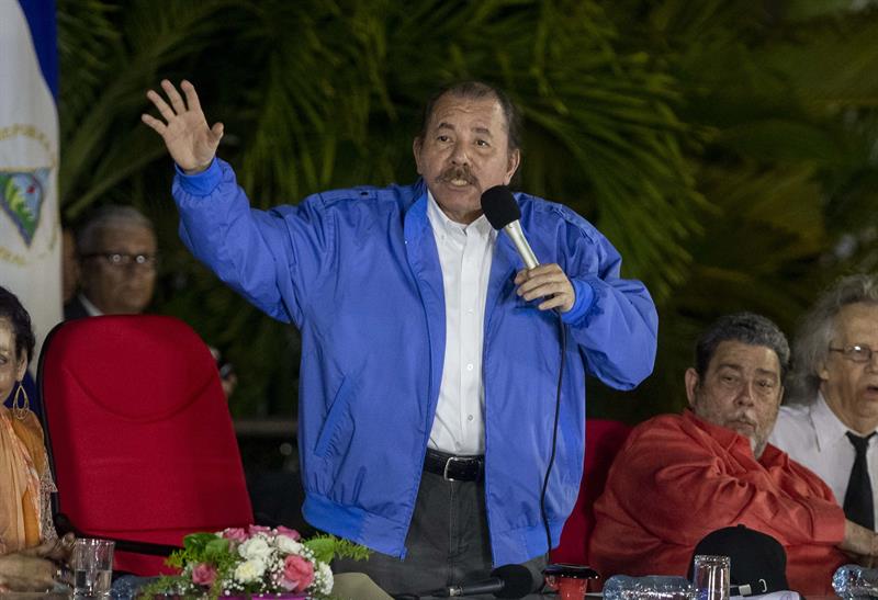 Daniel Ortega, presidente de Nicaragua. 