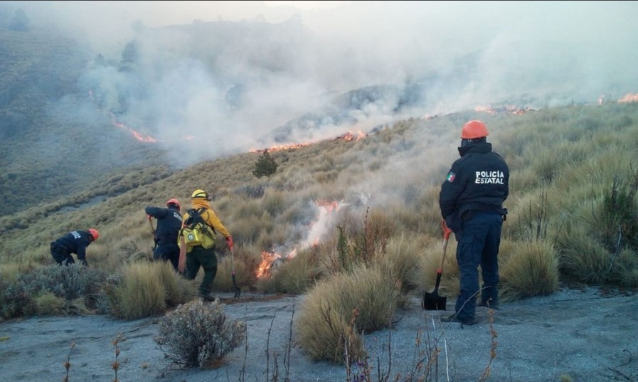 Incendio en Tlaxcala