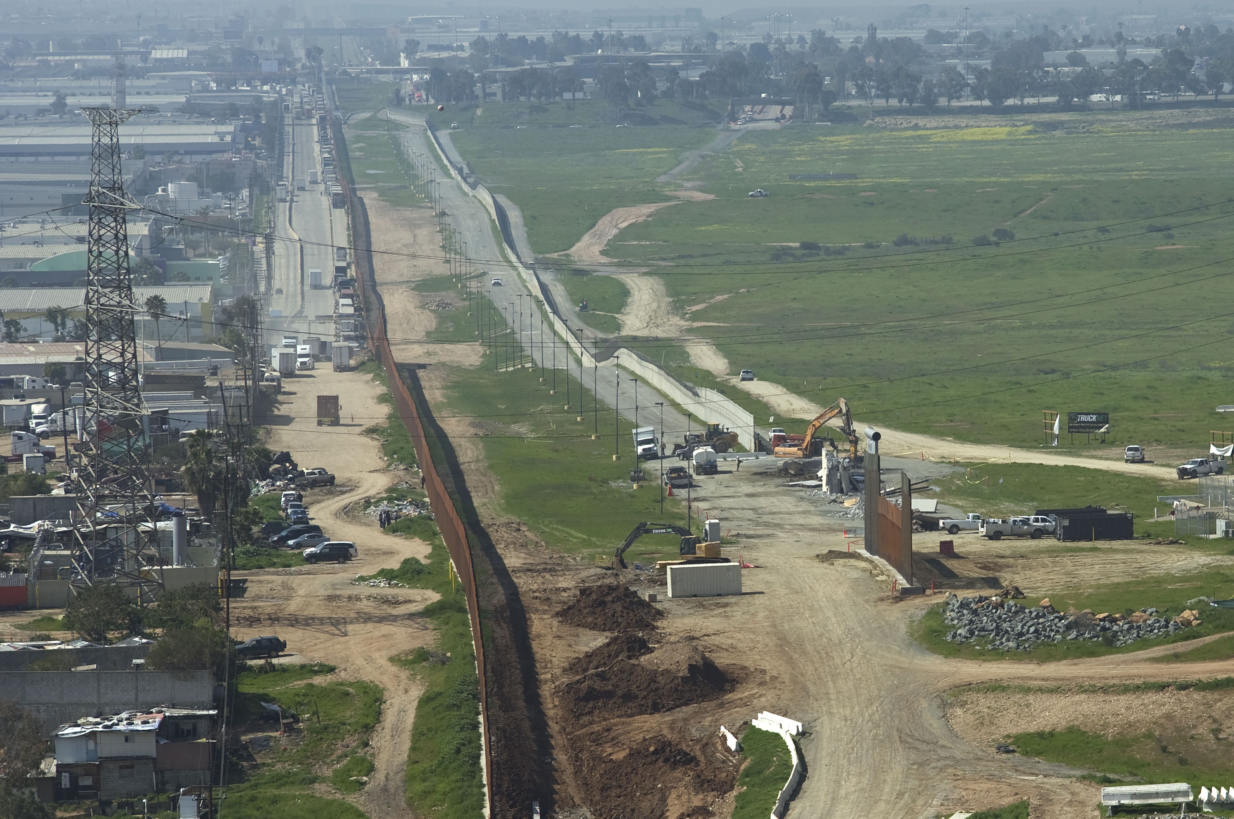 Muro fronterizo EUA y México