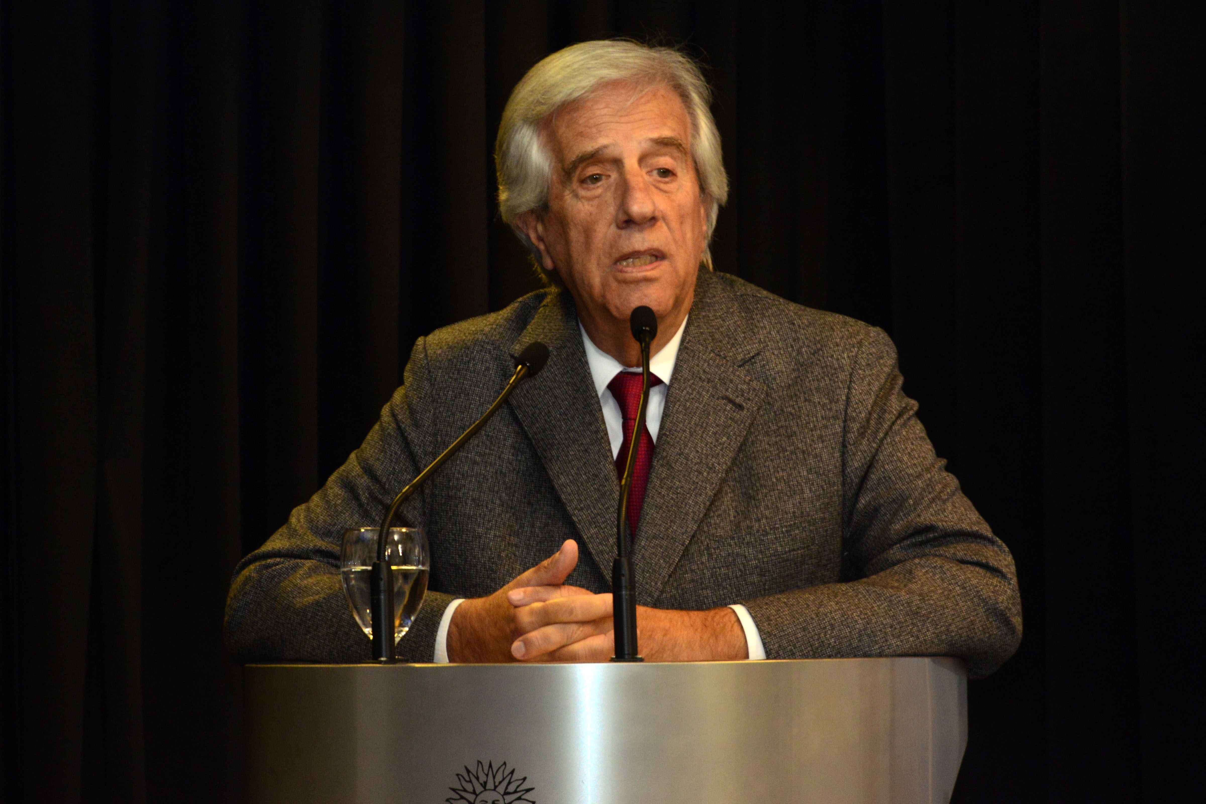 El presidente de Uruguay, Tabaré Vázquez