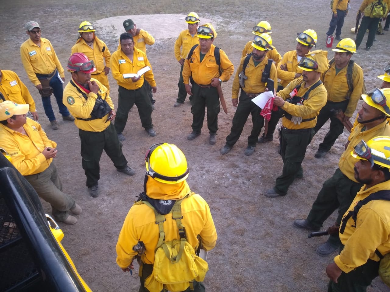 Combatientes de incendios