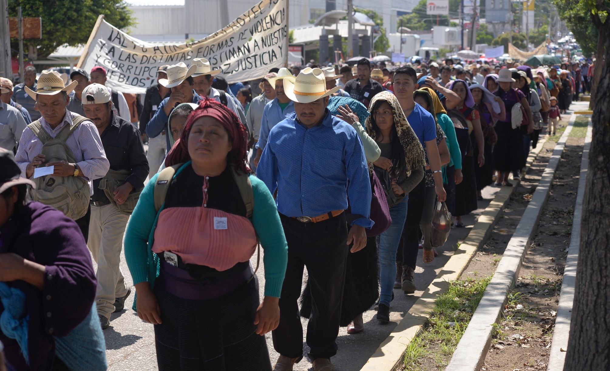 Manifestación en Chiapas