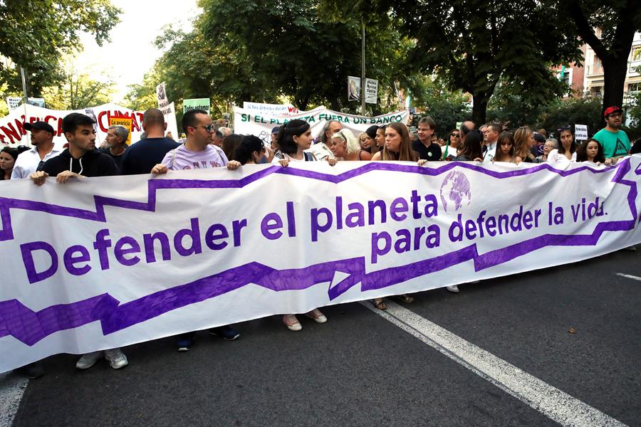 Manifestación por el planeta