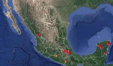 Mapa de incendios conafor