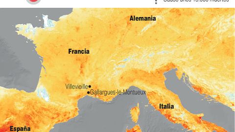 Infografía. Ola de calor en Europa