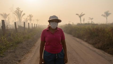 Humo en la Amazonia