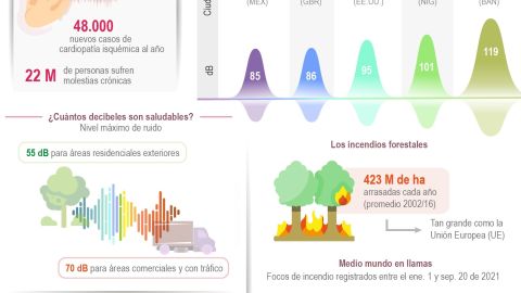 Infografía Ruido y fuego