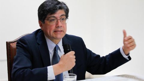 El canciller ecuatoriano, José Valencia.