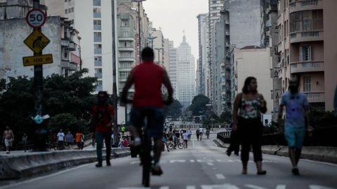 Autopista elevada de Sao Paulo