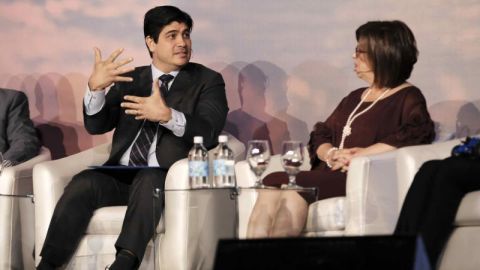 Carlos Alvarado y Yamileth Astorga