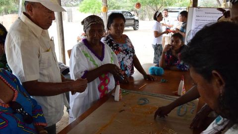 Mujeres de la etnia wayú