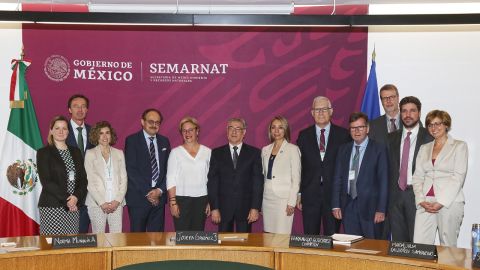 Reunión Semarnat y UE 