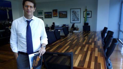 El ministro de Medio Ambiente de Brasil, Ricardo Salles