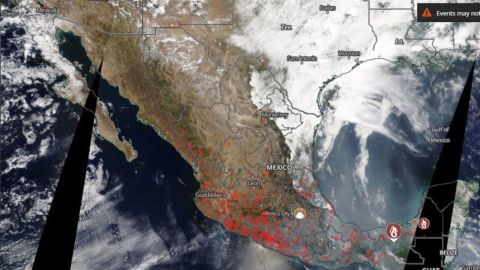 NASA incendios en México