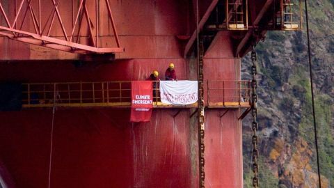 Manifestación Greenpeace