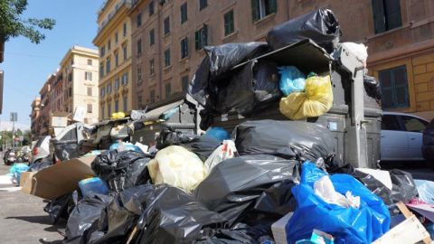 Basura en Roma