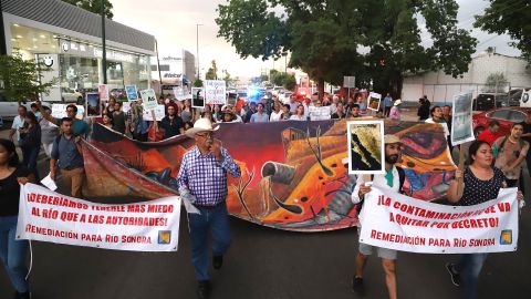 Manifestación en Hermosillo
