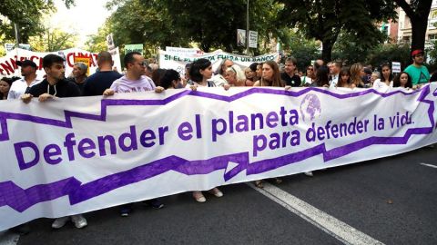 Manifestación por el planeta