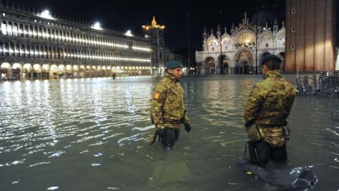 Inundación en Venecia