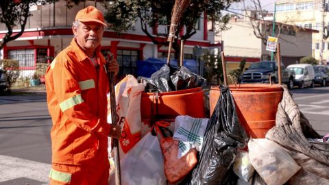 Trabajador de limpia