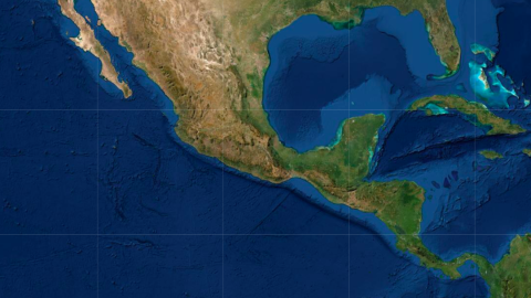 Mapa México y Centroamérica