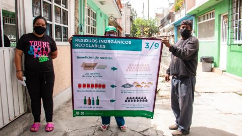 Trabajadores de limpia