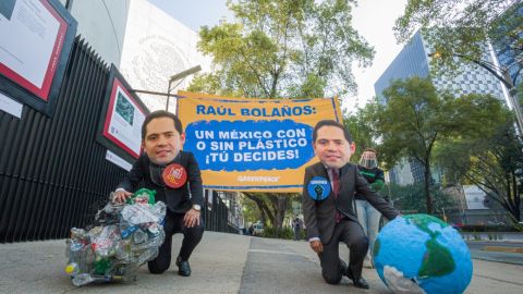 Activistas de Greenpeace México