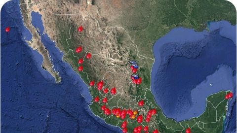 Incendios en México