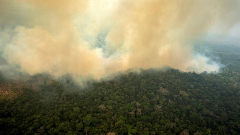 Incendio en la Amazonía