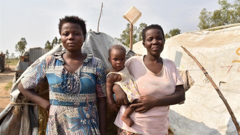 Personas de Burundi desplazadas por el cambio climático