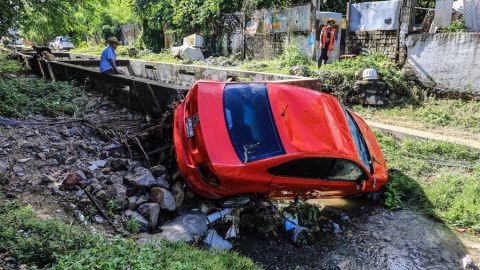 Tormenta en Acapulco