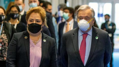 Patricia Espinosa y Antonio Guterres