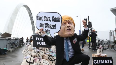 Manifestación en la COP26