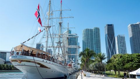 El barco noruego Statsraad Lehmkuhl 