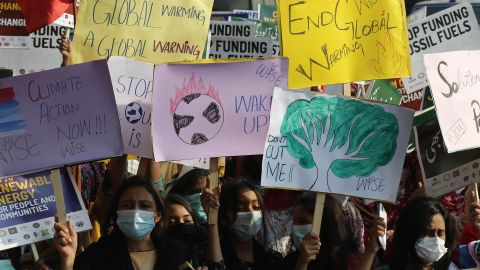 Manifestación contra el cambio climático