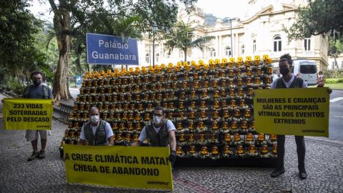 Activistas de Greenpeace