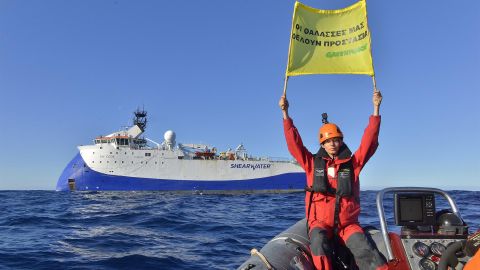 Activistas de Greenpeace