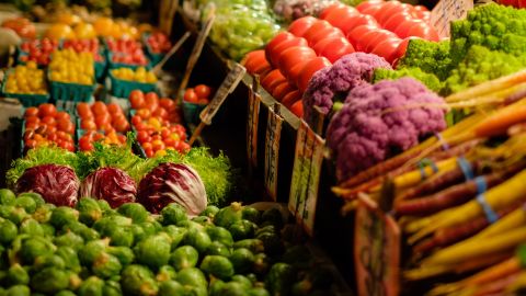 Vegetales de mercado