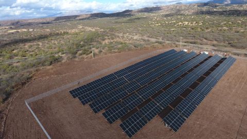 Planta solar en Huachinera