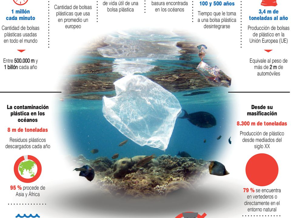 Infografía. Bolsas de Plástico