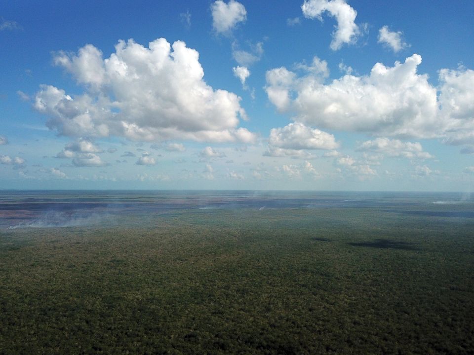  incendios en la reserva natural de Sian Ka'an