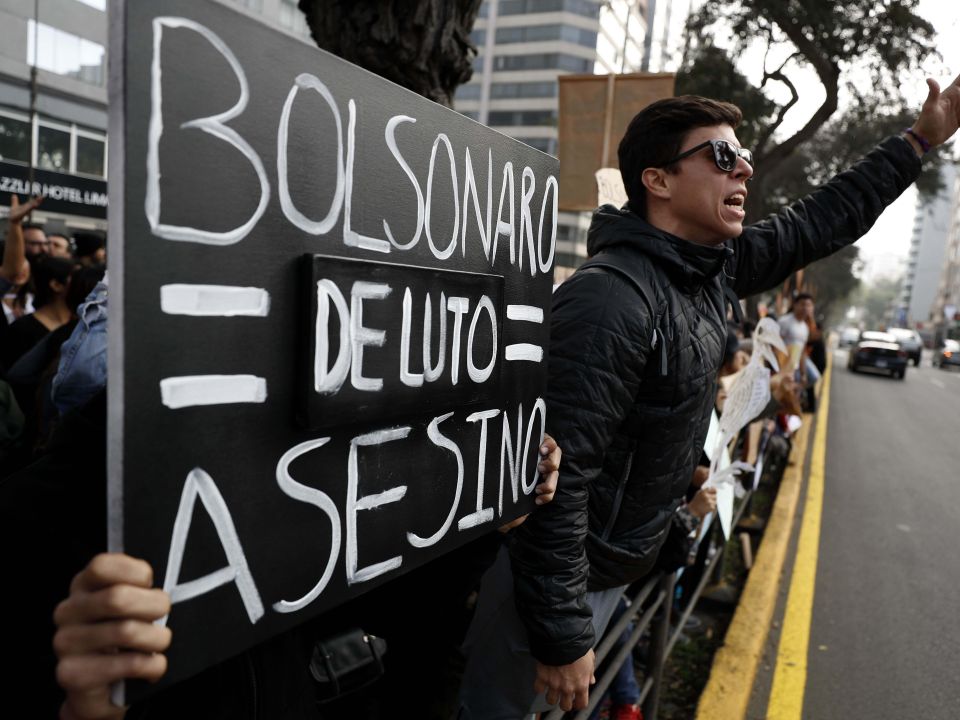 Protestas contra Bolsonaro