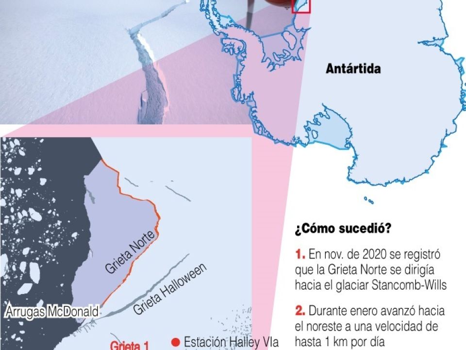 Infografia de iceberg