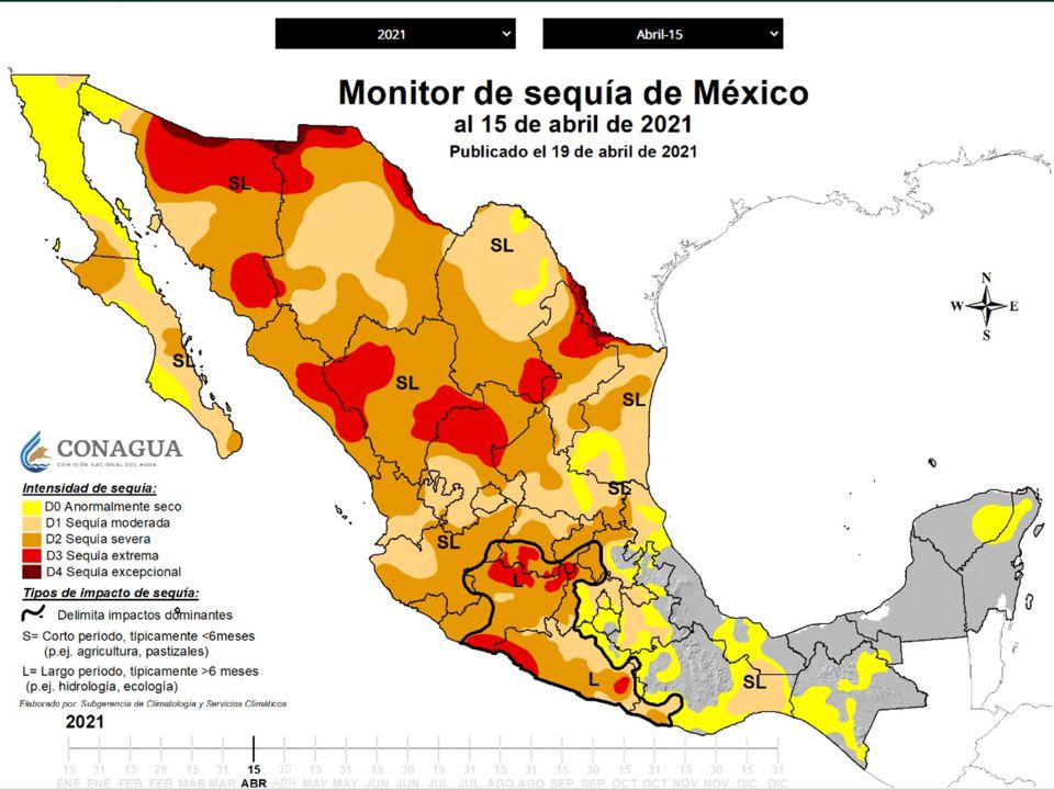 Sequía en México