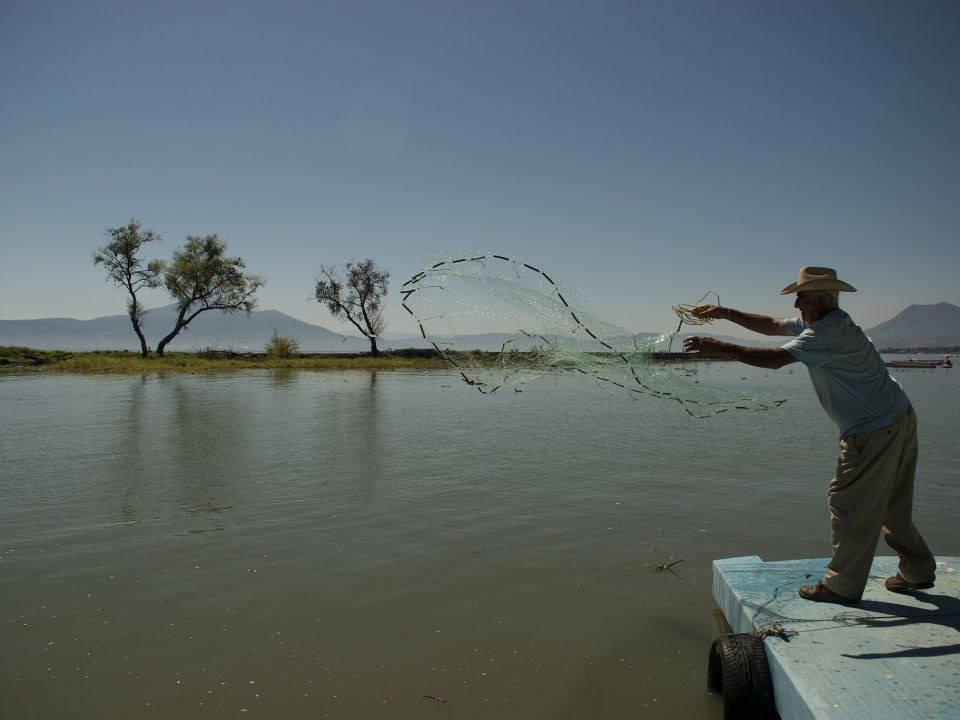 Pescador Lago de Chapala