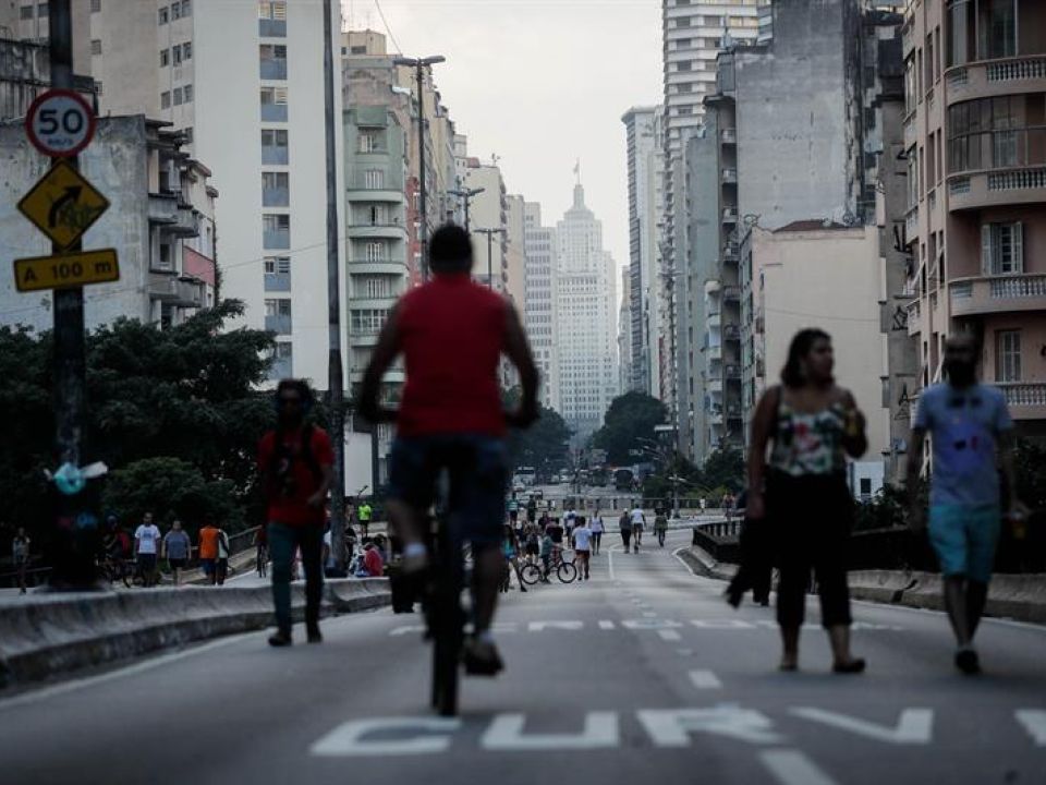 Autopista elevada de Sao Paulo