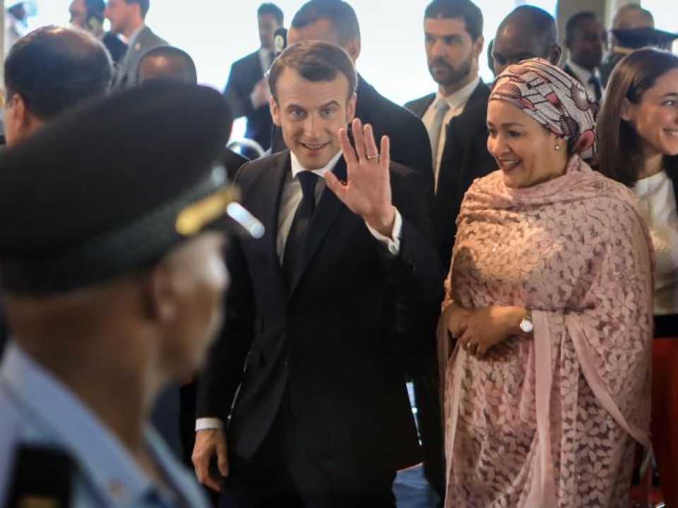 Emmanuel Macron  IV Asambela ONU