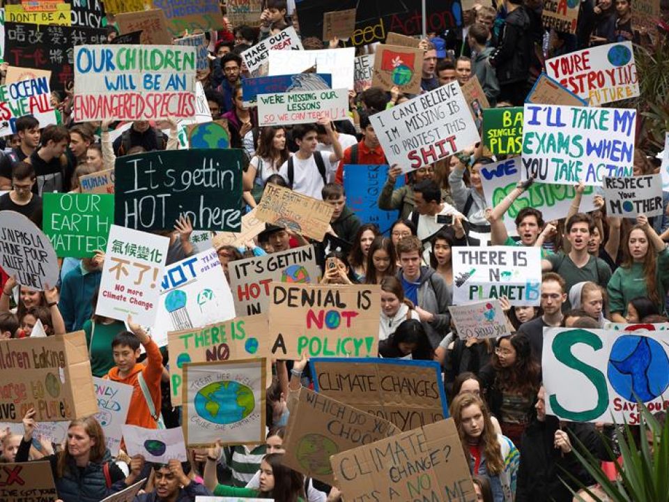 Hong Kong se suma a la huelga mundial contra el cambio climático