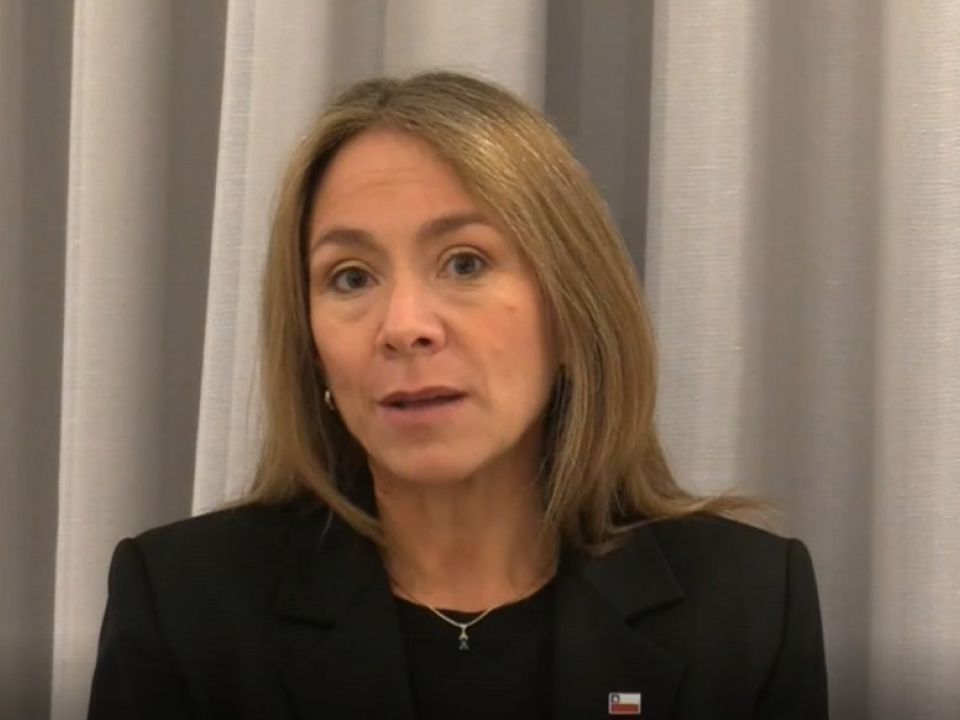 La ministra de Energía de Chile, Susana Jiménez Schuster