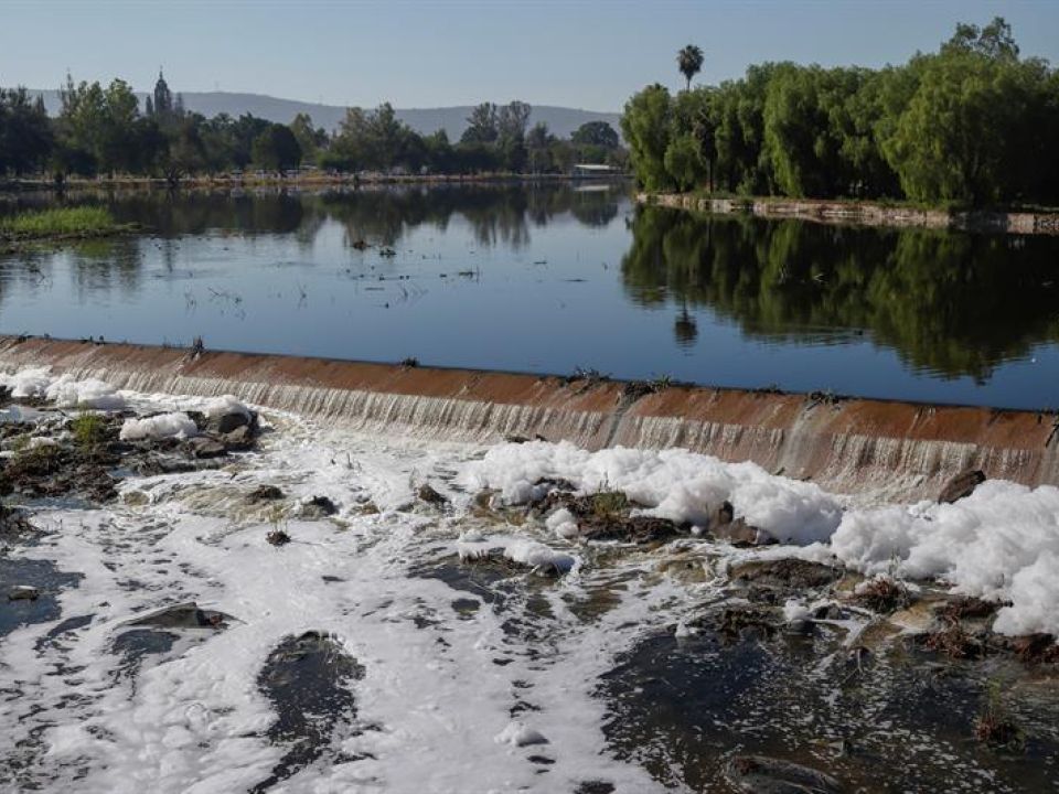 Rio contaminado